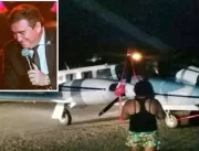 Avião de Amado Batista faz pouso de emergência uti