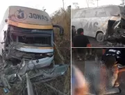 Vídeo: Acidente com ônibus de Jonas Esticado deixa