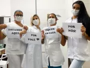 Equipe de saúde de Serrolândia anuncia: Estamos aq