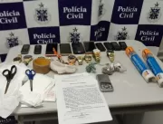 Suspeito de tráfico de drogas é preso com relógios