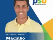Marcinho de Sinhô reafirma pré candidatura a verea