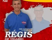 Régis de Vigário anuncia pré-candidatura à vereado