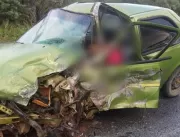 Casal morre, vítima de colisão entre veículos na B