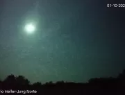 Observatório registra meteoro com luminosidade mai