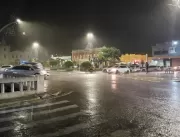 Chove forte na cidade de Jacobina