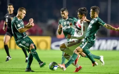 Palmeiras segura o São Paulo e chega aos 33 jogos 