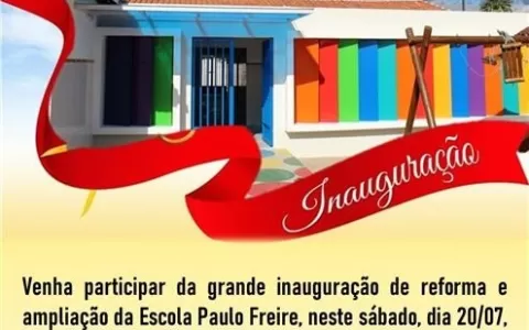 Prefeitura de Serrolândia realizará Inauguração Es
