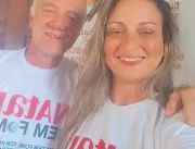 Luzia Moraes e Raimundo Bandeira no Lançamento do 