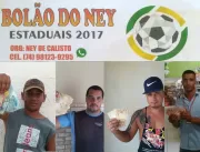 Ganhadores do Bolão do Ney dessa semana (10/04/201
