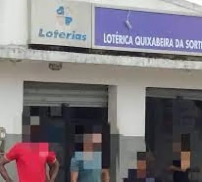 Casa lotérica é arrombada em Quixabeira; cofre foi
