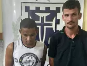Dois homens são presos por roubo em flagrante em C