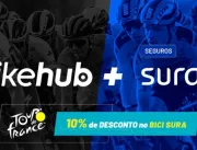 SURA e BikeHub lançam campanha no período do Tour 