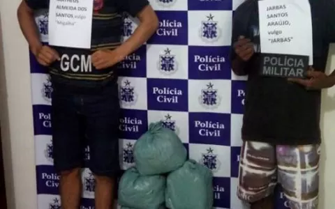 Prisão em flagrante por tráfico de drogas em Baixa