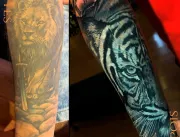 Técnica Cover Up recria artes de tatuagens antigas