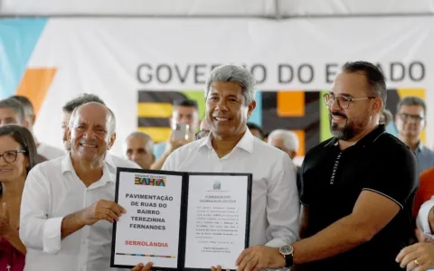 Governo da Bahia inaugura obras estruturantes e an