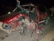 Condutor de veiculo Uno sofre acidente próximo ao 