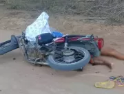 Mulher morre após batida de moto estrada vicinal d