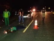 Homem fica ferido ao colidir moto com animal na pi