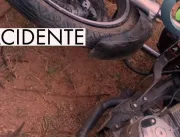 Jovem sofre grave acidente de moto em Serrolândia