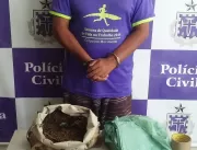 Policia Civil prende acusado de tráfico de drogas 