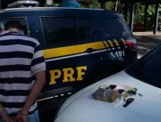 PRF apreende cocaína e recupera veículo roubado na