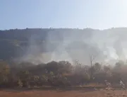 Incêndio atinge Serra da Bandeira, em Barreiras