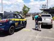 PRF na Bahia recupera caminhonete de luxo roubada 