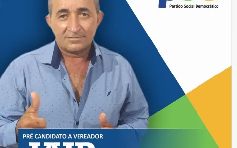 Jair do Vidro lança pré-candidatura a vereador e a