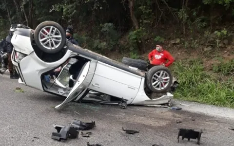 Acidente automobilístico entre Novo Paraíso e Jaco