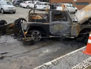 Homem coloca fogo em carro na Pituba; veículo não 