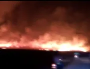 Incêndio atinge vegetação e queima 30 hectares em 