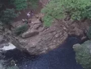 Garoto desaparece nas águas da Cachoeira Véu de No