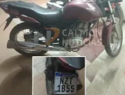 Moto roubada em Tapiranga é recuperada pela políci