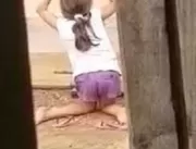 Vídeo: mãe é autuada por sufocar e colocar filha d