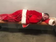 Embriagado, ‘Papai Noel’ é preso após invadir igre