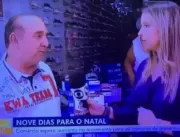 Veja vídeo: Repórter da Globo passa mal e desmaia 