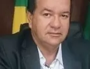 Vereador presidente da Câmara, Anésio de Miranda, 