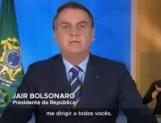 Em pronunciamento, Bolsonaro muda o tom e prega pa