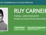 TRE-PB divulga registro de candidatura de Ruy Carn