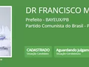 Dr. Francisco registra candidatura a prefeito de B