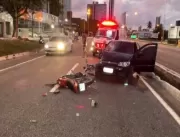 Motociclista morre após colisão frontal com carro 