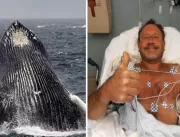 Homem sobrevive após ser engolido por baleia