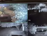 ASSISTA: Câmeras de segurança flagram bandido bale