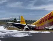 Avião se parte ao meio após pouso de emergência – 