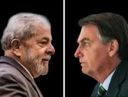 Distância entre Lula e Bolsonaro diminui e já é a 