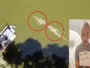 Vídeo de drone mostra o momento em que homem é ata