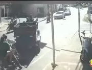 VÍDEO: Reboque se desprende de veículo e atinge mo