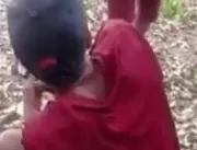 VÍDEO FORTE: Homem leva ripadas nas costas após nã