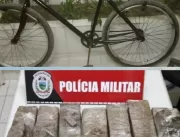 Polícia Militar apreende 10 kg de maconha com susp