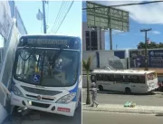 Ônibus desgovernado atropela pedestres no Centro d